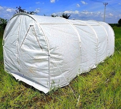 Металлопластиковый парник "Великан" в Южно-Сахалинске
